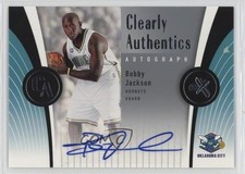 2006-07 Fleer EX Clearly Authentics Auto Bobby Jackson #CAA-BJ Auto