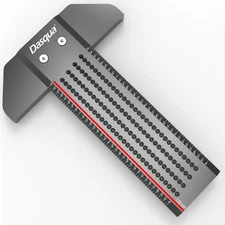DASQUA 4" T-SHAPED RULER WITH MARKED HOLES (1804-5333)