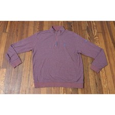 Johnnie-O Mens Large 1/4 Zip Fleece