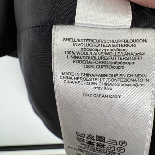 Brooks Brothers schwarzes Wollkleid Tollegno 1900 Etui Karriere Arbeit Italien - Bild 7 von 12