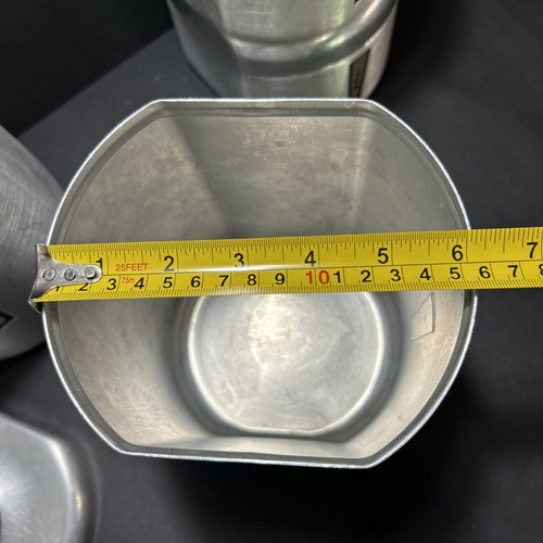 Vintage Set (4) 50er Jahre Kromex Aluminium Mid Century Space Savers Kanister - Bild 19 von 23