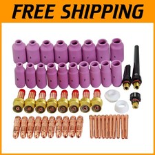 10pcs TIG Collets & Collet Bodies Set - 45V 10N Series