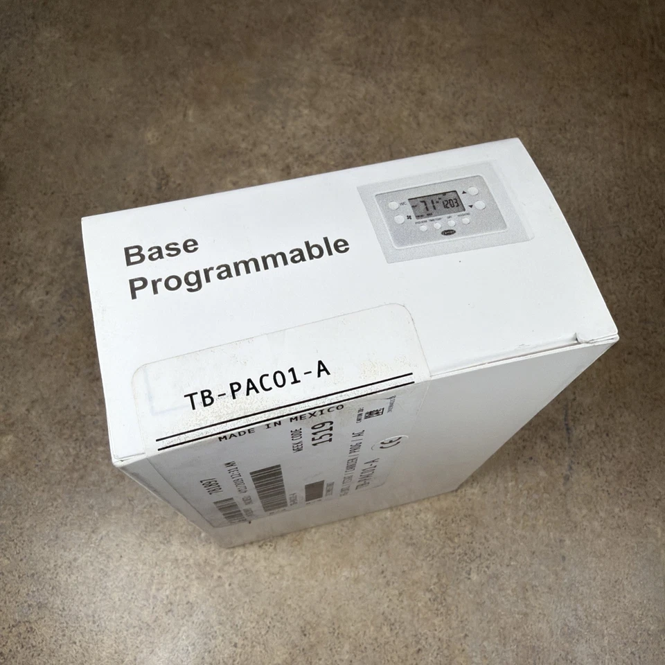 CARRIER TB-Pac01-A Series Programmable Thermostat (1H/1C, 5-2 Day) - Image 4 of 4