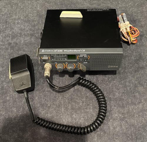 Cobra 18ULTRA 40-Channel CB Radio LED Display Weather Band w Mic! ~ Works Great! - Picture 1 of 7