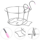  Flower Pot Stand Flowerpot Holder Railing Storage Rack Hanging Shelf