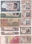 SALE!! LOT OF 12 ANTIQUE SPAIN BANKNOTES FOR ONLY 34.99 EUROS