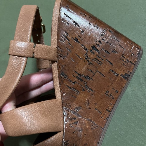 NWT Miu Miu Brand New Brown Sandals With Box Wedges 38.5 - Picture 14 of 16