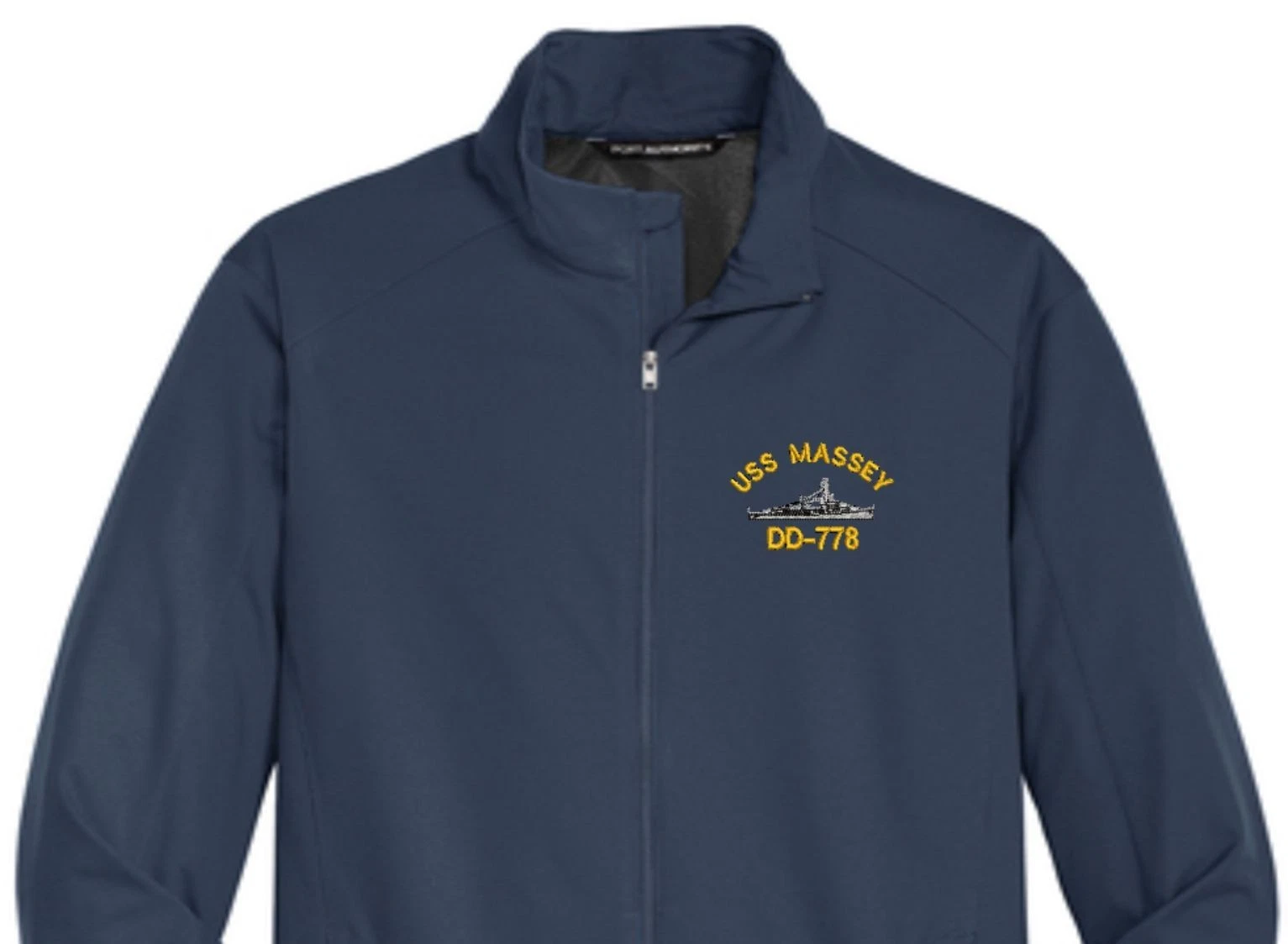 USS MASSEY DD-778 Soft Shell Jacket. New. U.S. Navy