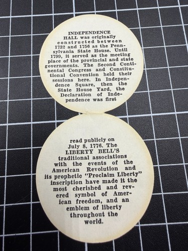 Independence Hall Liberty Bell 2" Commemorative Medallion Medal Coin in Case - Picture 4 of 7