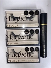 3 Sets Velour Magnetic Lashes OPPOSITES ATTRACT Reusable, $66 Retail!
