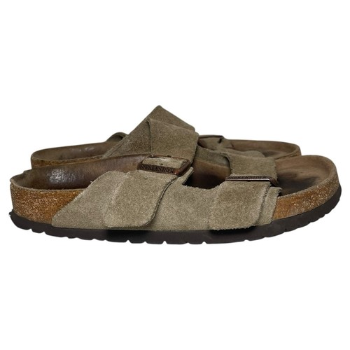 Birkenstock Arizona Soft Footbed Suede Leather Sandals Taupe Size EU 38 L7 / M5 - Picture 2 of 21