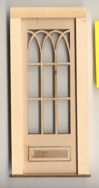 DOOR - GOTHIC ARCH - 2316 wooden dollhouse miniature 1:12 scale USA made DOOR - GOTHIC ARCH - 2316 wooden dollhouse miniature 1:12 scale USA made