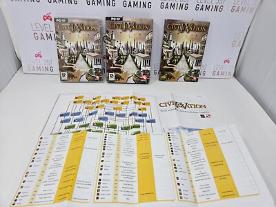 Sid Meier s Civilization IV Gold Edition PC Spiel Cover nur mit Charts/Handbuch