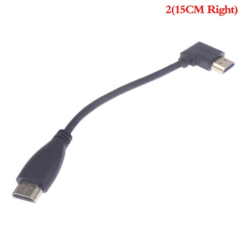 High Speed 4K HDMI 2.0 Cable 90 Degree Angled Extension Cable For PS4 TV} NN - Afbeelding 13 van 17