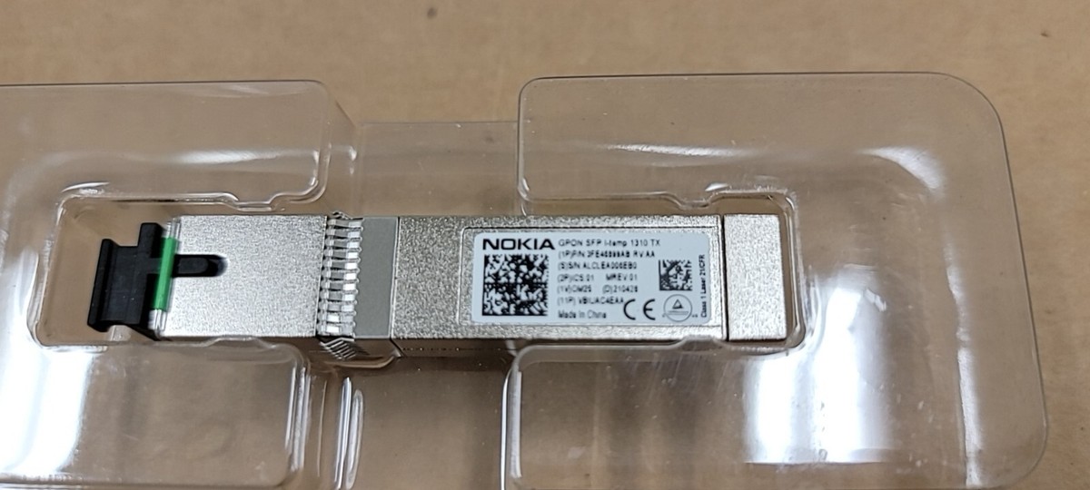 Nokia GPON SFP Module 3FE46899AB ONU I-Temp 1310 TX | eBay