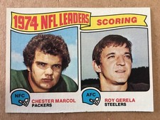 1975 Topps #4 - Chester Marcol & Roy Gerela - 1974 NFL Scoring Leaders