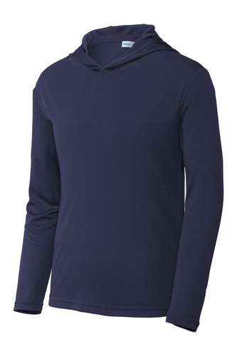 Sport-Tek YST358 Youth Long Sleeve PosiCharge Competitor Hooded Stylish Pullover - Picture 6 of 8
