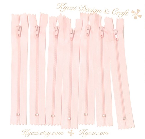 5 10 15 pcs Nylon Coil Closed End Zippers - 6", 7", 8", 9" inch zipper, #3 - Picture 64 of 83