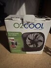 O2 Cool Fd10003A 10" Battery or Electric Operated Portable Fan - Black