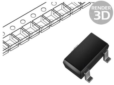 5X DTA114EKAT146 Transistor: PNP ROHM SEMICONDUCTOR