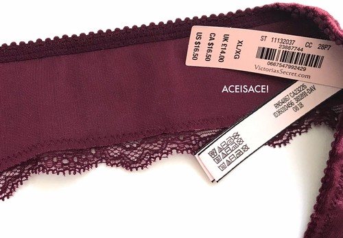 NWT** VICTORIA'S SECRET DREAM ANGELS VELVET THONG PANTY---KIR (28P7)---XL/XG - Picture 3 of 5