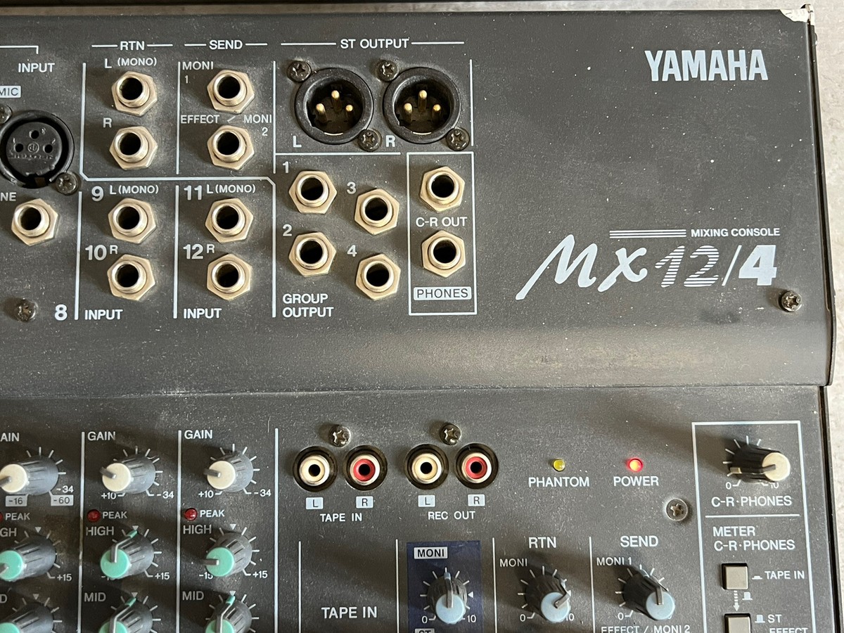 YAMAHA MX12 / 4 MX12/4 Mixing Console Vintage DJ Profi