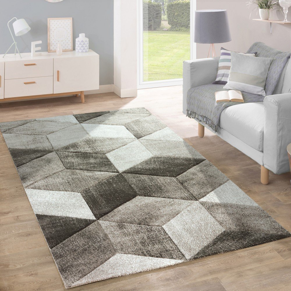 Tappeto grigio moderno geometrico tappeto taglio contorno contorno contorno modello piccolo grande sala Tappetini a17dd6 Tappeto grigio moderno geometrico tappeto taglio contorno contorno contorno modello piccolo grande sala Tappetini a17dd6