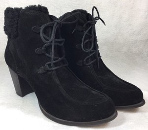 ugg high heel boots black