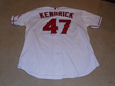 Howie Kendrick Game Worn Jersey 2010 Angels Los Angeles California
