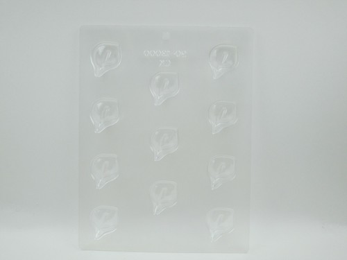 Candy Mold 11 Calla Lily Shapes Clear Plastic CK Products 90-13000 - Picture 2 of 5