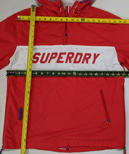 Superdry Mujer Cortavientos Spellout Rojo Talla 4 o XS o Pequeña ver fotos (defecto) - Imagen 8 de 11