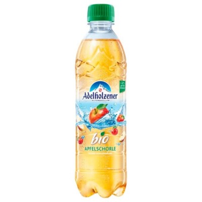 18 Flaschen AdelholzenerBio Schorle Apfel a 500ml incl. 4,50  EINWEG Pfand