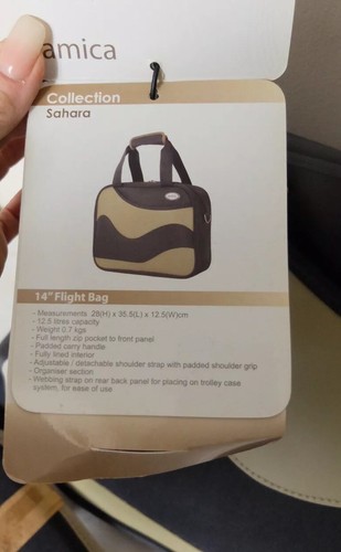 Amica Sahara 14” Laptop Flight Travel Bag BNWT - Picture 4 of 9