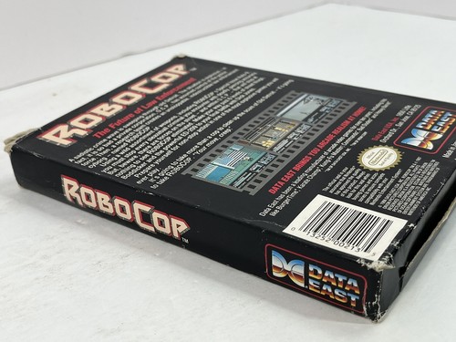 RoboCop NES CIB Nintendo Complete Game Box Manual Sleeve Oval Seal Tested Works - Picture 7 of 23