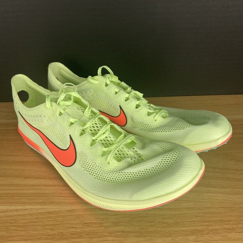 SZ 11 | Nike Zoomx Dragonfly Track Spikes Barely Volt Hyper Orange CV0400-700 - Picture 3 of 8
