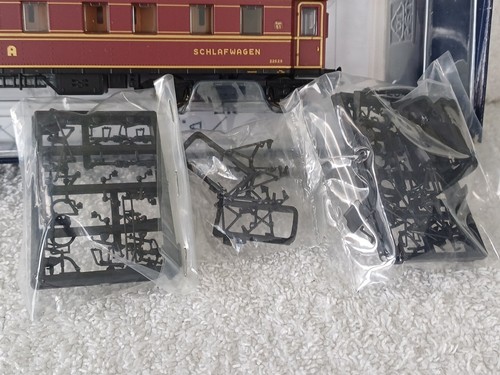 Liliput HO L382803 DRG Mitropa Sleeping Car Set X 2 Coaches Mitropa - Picture 8 of 9