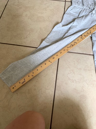 NWT Fabkids Gray Cotton T Shirt Jumpsuit Size M - Picture 5 of 6