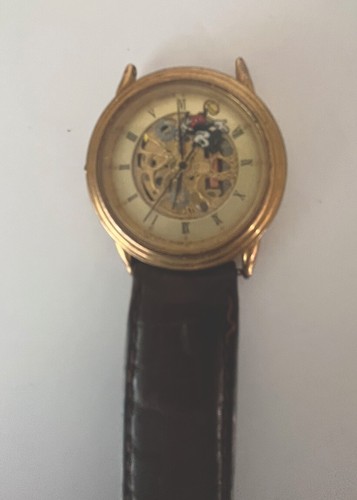 RAR Vintage Mickey Mouse Disney Skelett Uhr Zifferblatt DS-38. - Bild 2 von 5