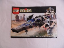 1999 Vintage Star Wars Lego System 7151 Sith Infiltrator MANUAL ONLY!