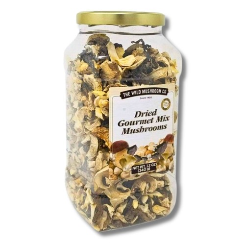 The Wild Mushroom Co. Dried Gourmet Mix European Mushrooms 12 Ounces (340g)
