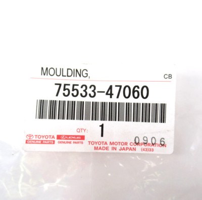 Genuine OEM Toyota 75533-47060 Outside Windshield Molding 2012-2017 ...