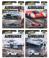 Hot Wheels Premium Car Culture 2025 K Circuit Legends Set of 4 Cars, FPY86-961K