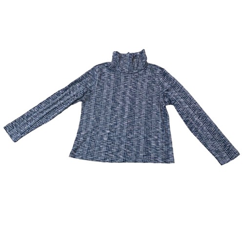 NEW Knox Rose Long Sleeve Turtleneck Top Women Size XXL 2XL Grey Green Blue NWOT - Picture 1 of 9