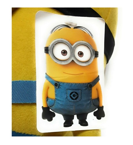 Despicable Me Minion Stuart Stuffed Plush Doll 10" Yellow One Eye Toy - Picture 2 of 2