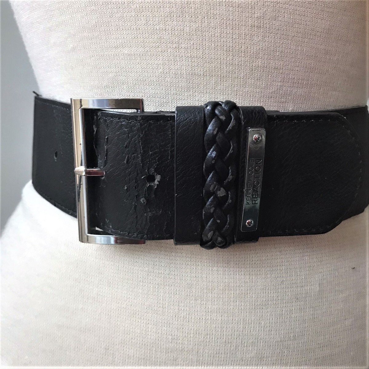 Kenneth Cole Reaction Stretch Waist Belt Stretch Black  display picture 3