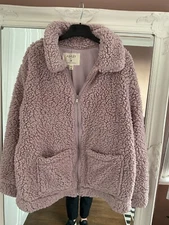 Fluffy pink jacket