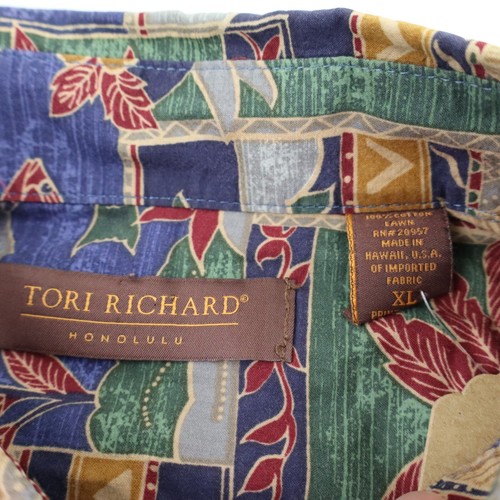 Vintage Animal Print Fish Turtle Hawaiian Shirt Mens XL Made In Hawaii USA Aloha - Picture 8 of 9