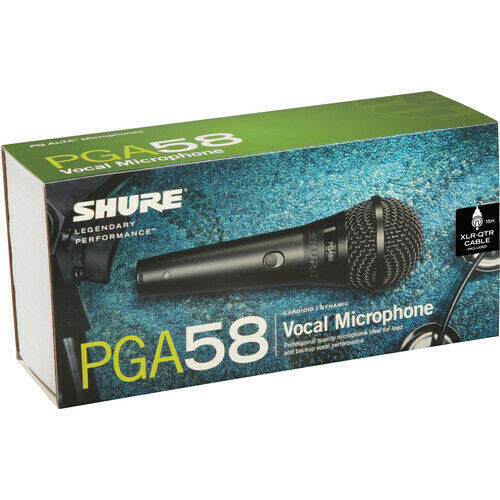 Shure PGA58-QTR dynamisches Gesangsmikrofon mit Nierencharakteristik und 15' XLR-QTR-Kabel - Bild 4 von 4