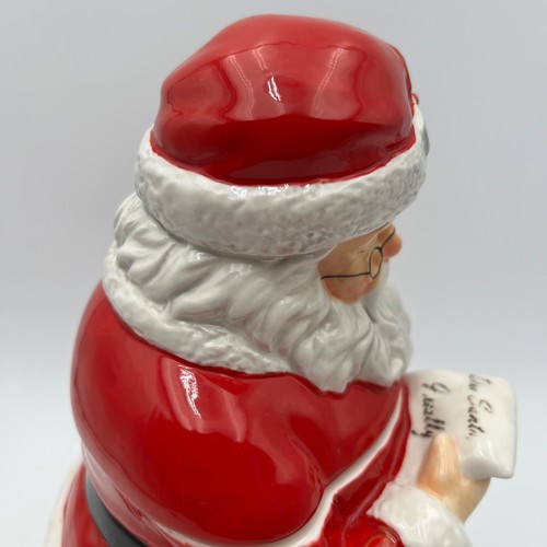 Rare Williams Sonoma "Twas The Night Before Christmas" Santa Claus Cookie Jar - Picture 15 of 24