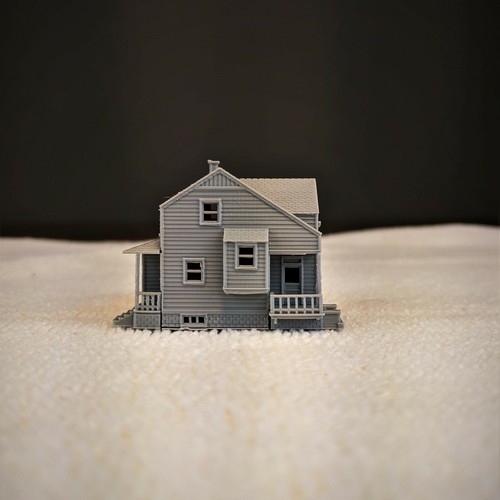 Z-Scale - Sears Edgemere 1920s Kit Home - 1:220 Scale Building House - Picture 4 of 9